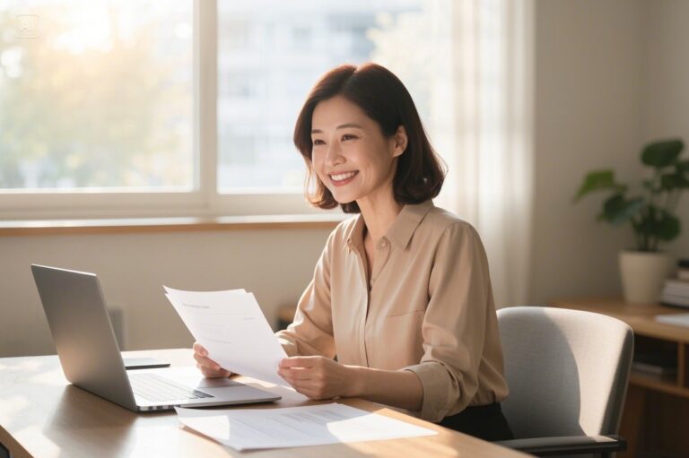 경력단절 여성이 취업을 준비하는 모습