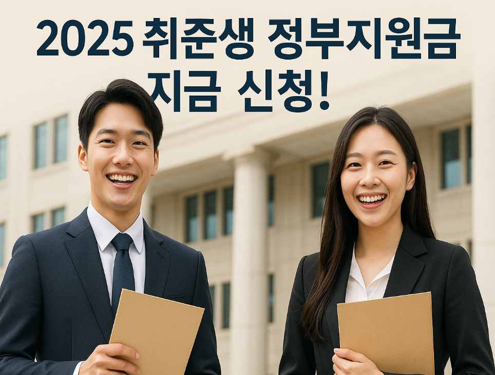 2025 취준생 정부지원금 신청 안내 이미지