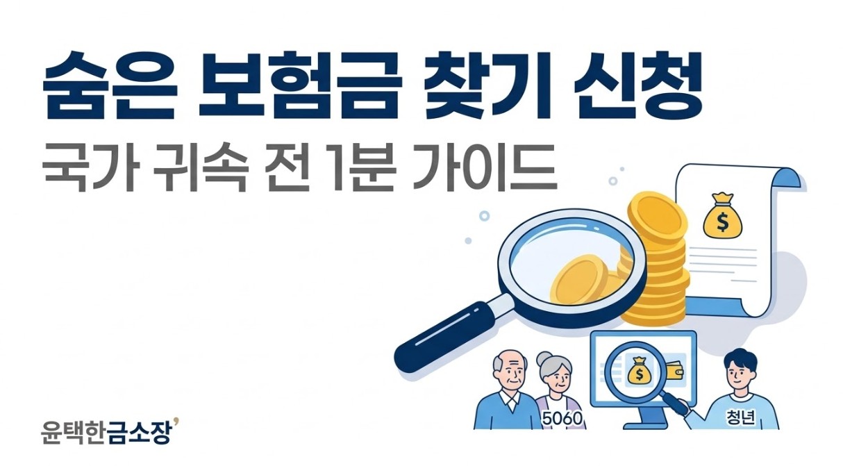 2026년 숨은 보험금 찾기 신청 및 정책자금 맞춤 검색 통합 가이드 대표 이미지