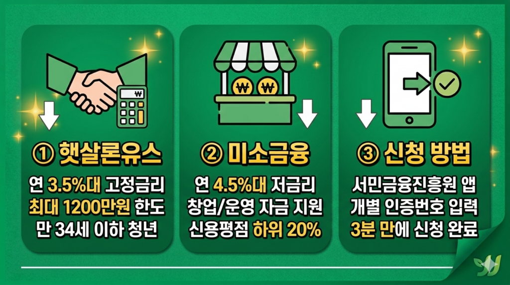 2026년 근로장려금 수급자 전용 1%대 초저금리 대출 가이드 이미지