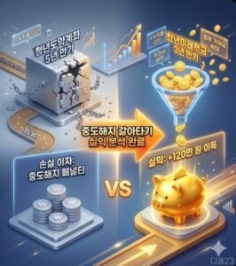 3년 만기 청년미래적금 최종 만기 수령액 및 조기 목돈 형성 전략 인포그래픽