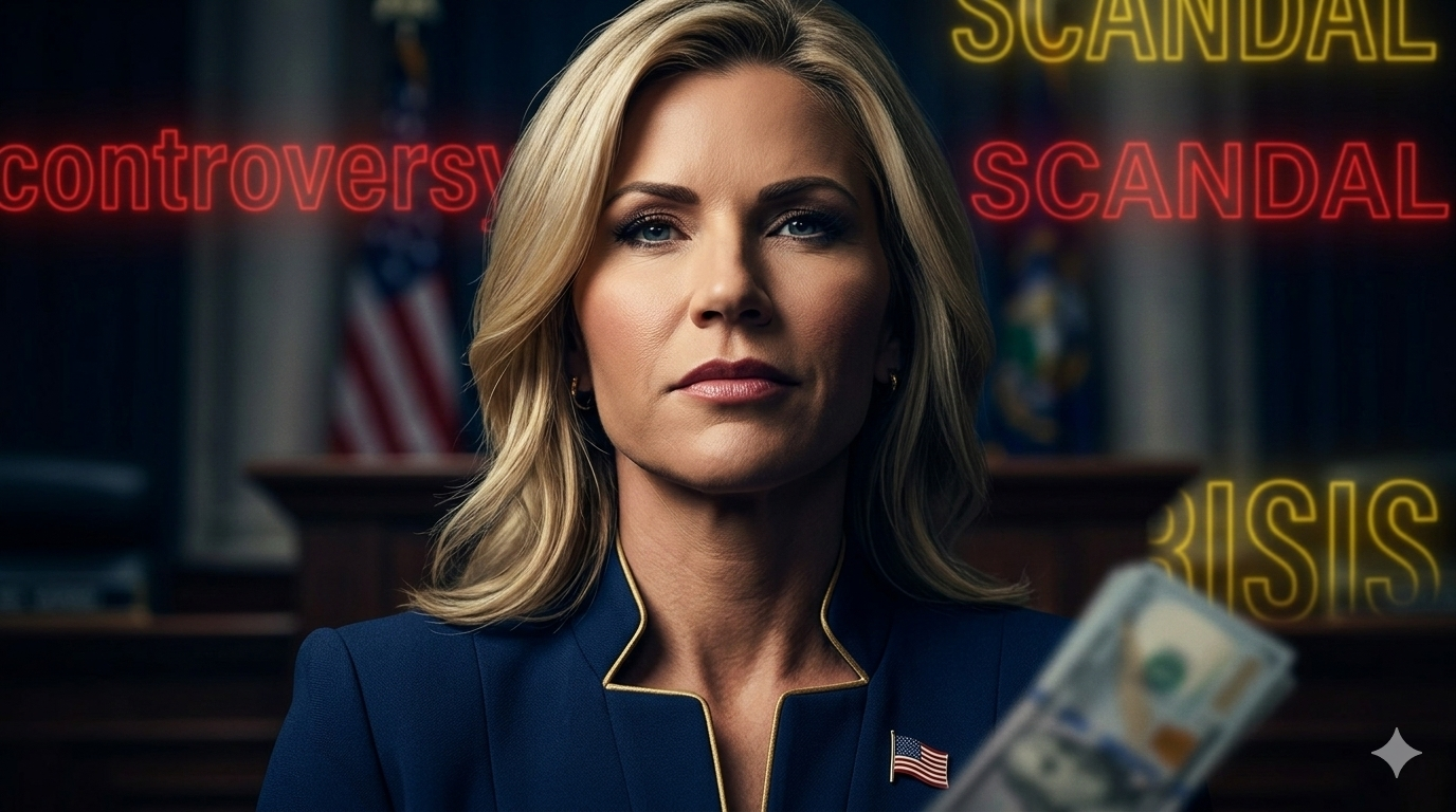 크리스티 노엄 사우스다코타 주지사와 트럼프 부통령 후보 관련 이미지